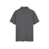 Asphalt-Grey Polo Shirt With Three Buttons - Image 5