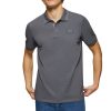 Asphalt-Grey Polo Shirt With Two Buttons - Image 3