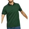 Bottle-Green Polo Shirt With Three Buttons - Image 3