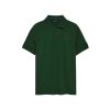 Bottle-Green Polo Shirt With Three Buttons - Image 5