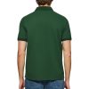 Bottle-Green Polo Shirt With Three Buttons - Image 4