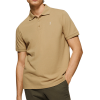 Camel Polo Shirt With Three Buttons - Image 3