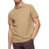 Camel Polo Shirt With Three Buttons - Image 2