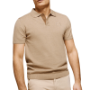 Caramel Short-Sleeve Knitted Polo Shirt - Image 2