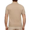 Caramel Short-Sleeve Knitted Polo Shirt - Image 4