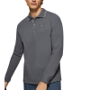 Asphalt-Grey Polo Shirt With Two Buttons - Image 3