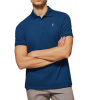 Indigo-Blue Polo Shirt With Three Buttons - Image 2