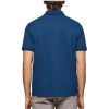 Indigo-Blue Polo Shirt With Three Buttons - Image 4