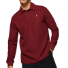 Beige Long-Sleeve Polo Shirt With Two Buttons - Image 7