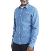 Slim Fit Icon Button Up Shirt For Men's - Image 3