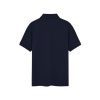 Navy-Blue Polo Shirt With Three Buttons - Image 6