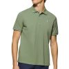 Jade-Green Polo Shirt With Three Buttons - Image 2