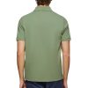 Jade-Green Polo Shirt With Three Buttons - Image 3