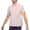 Pink-Marl Polo Shirt With Three Buttons - Image 3