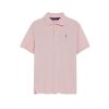 Pink-Marl Polo Shirt With Three Buttons - Image 5