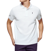 White Polo Shirt With Three Buttons - Image 6