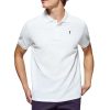 White Polo Shirt With Three Buttons - Image 2