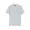 White Polo Shirt With Three Buttons - Image 4