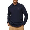 Beige Long-Sleeve Polo Shirt With Two Buttons - Image 11