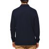 Beige Long-Sleeve Polo Shirt With Two Buttons - Image 12