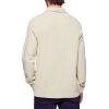 Beige Long-Sleeve Polo Shirt With Two Buttons - Image 3